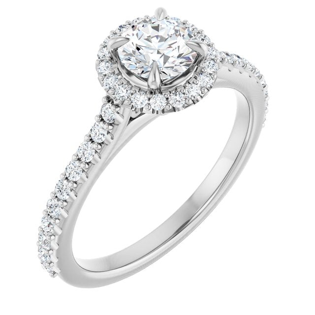 Halo-Style Engagement Ring
