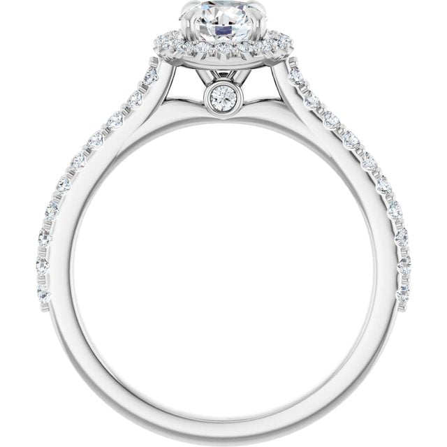 Halo-Style Engagement Ring