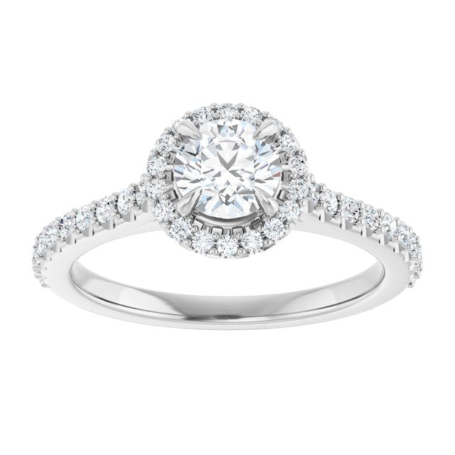 Halo-Style Engagement Ring