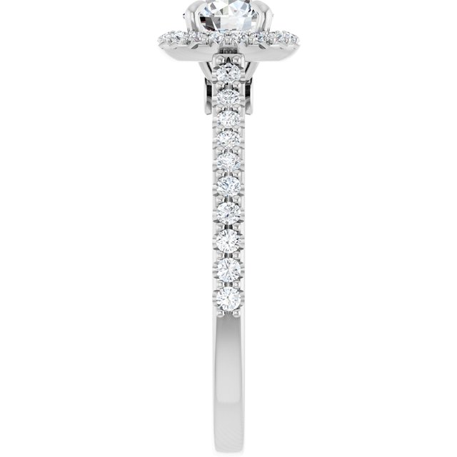 Halo-Style Engagement Ring