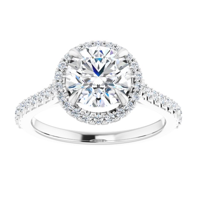 Halo-Style Engagement Ring