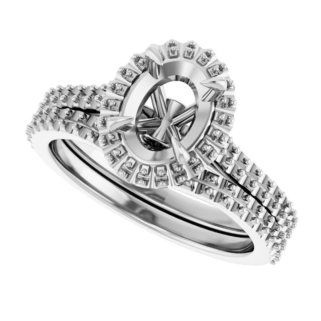 Halo-Style Engagement Ring