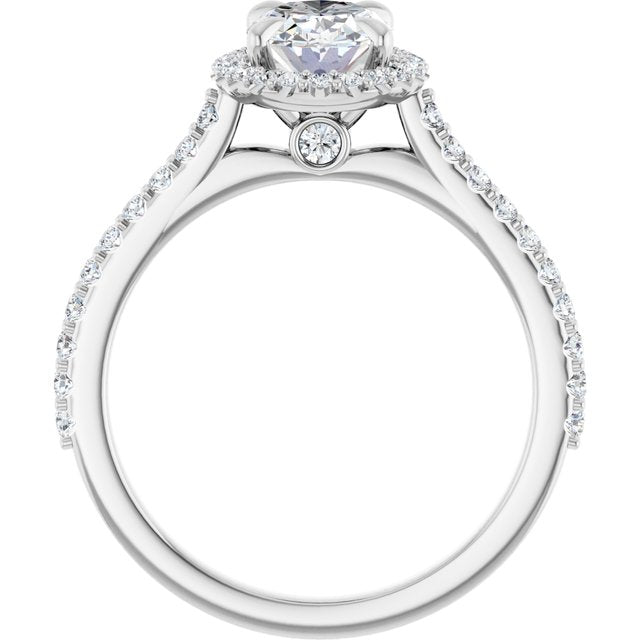 Halo-Style Engagement Ring