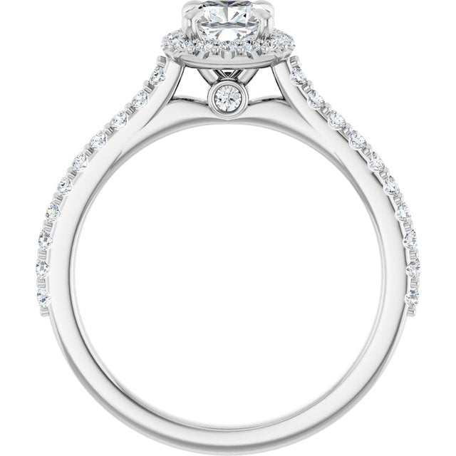 Halo-Style Engagement Ring