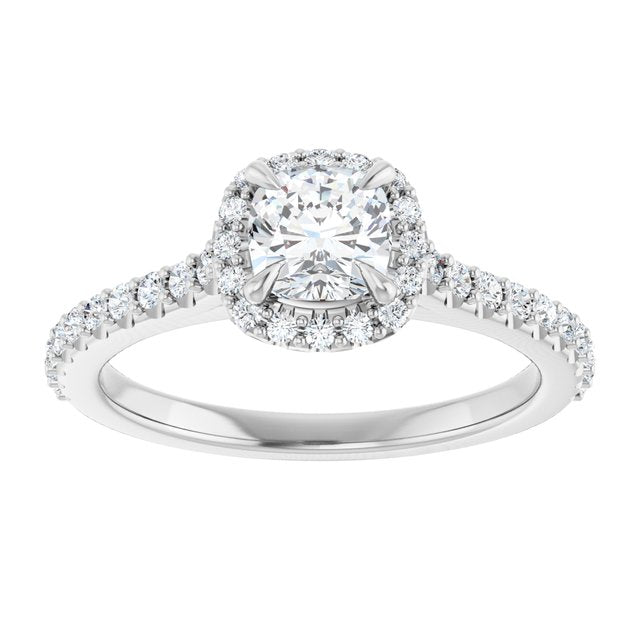 Halo-Style Engagement Ring