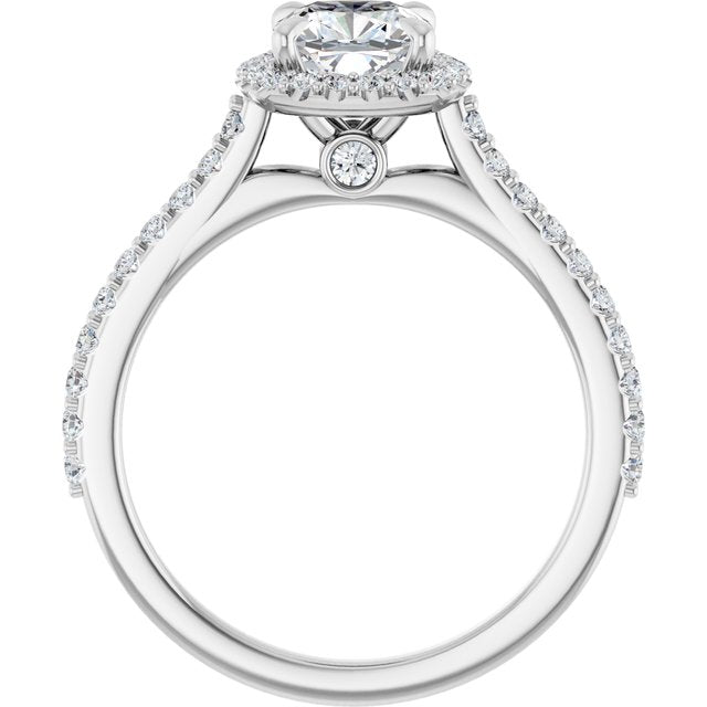 Halo-Style Engagement Ring