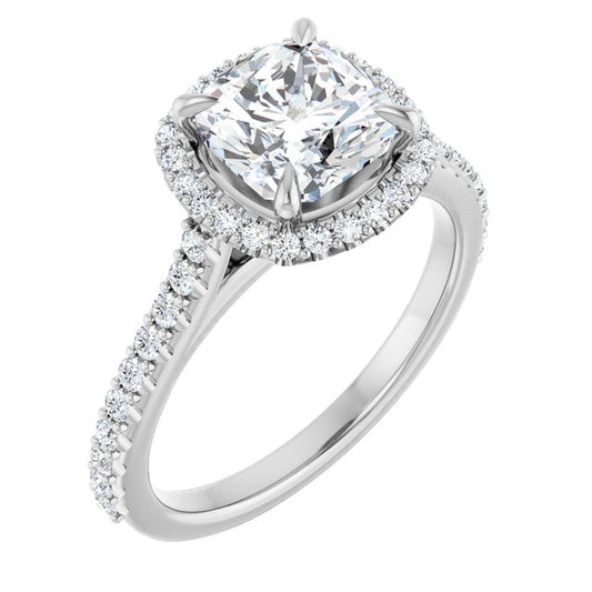 Halo-Style Engagement Ring