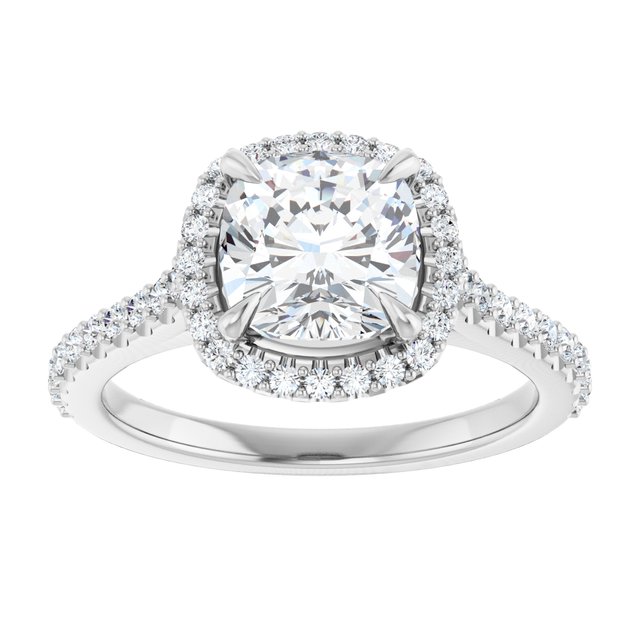 Halo-Style Engagement Ring