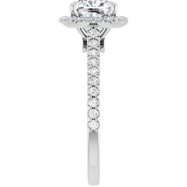 Halo-Style Engagement Ring