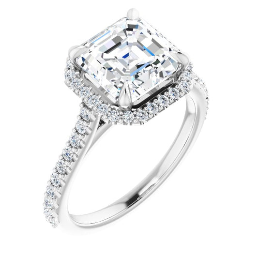 Halo-Style Engagement Ring