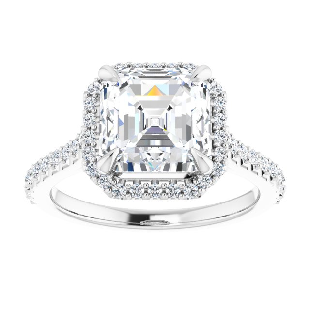 Halo-Style Engagement Ring
