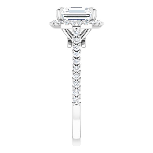 Halo-Style Engagement Ring