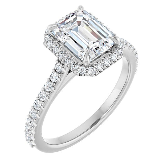 Halo-Style Engagement Ring