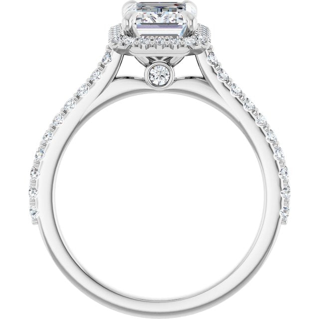 Halo-Style Engagement Ring