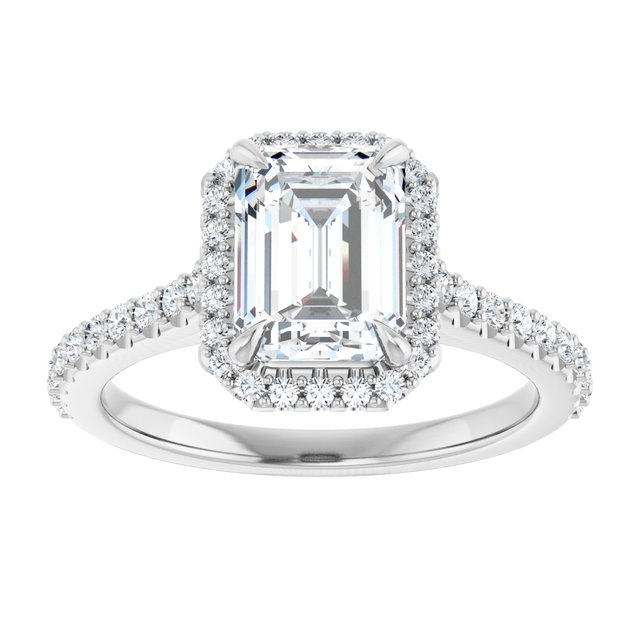 Halo-Style Engagement Ring