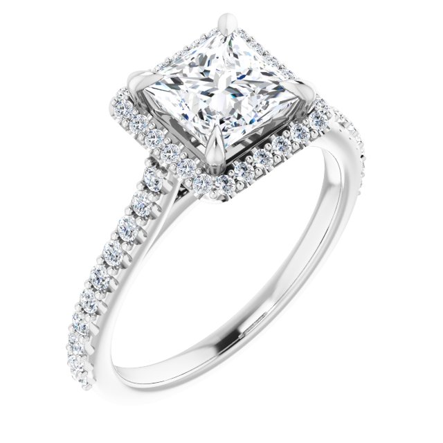 Halo-Style Engagement Ring