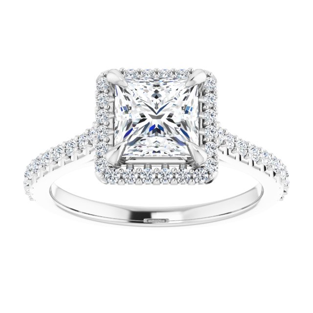 Halo-Style Engagement Ring