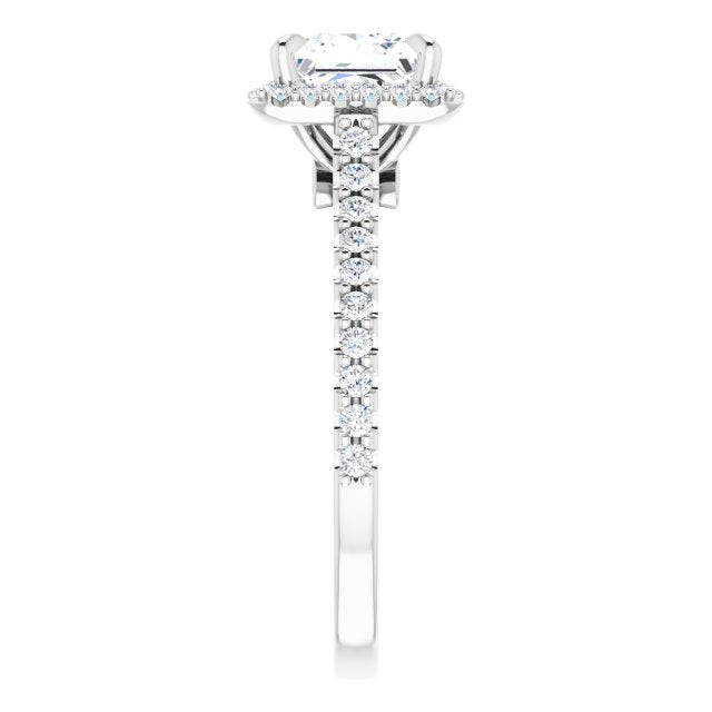 Halo-Style Engagement Ring