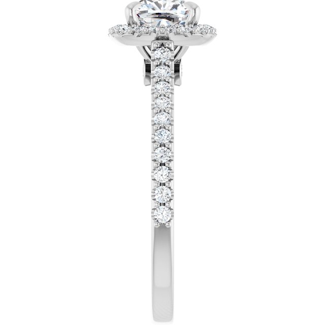 Halo-Style Engagement Ring