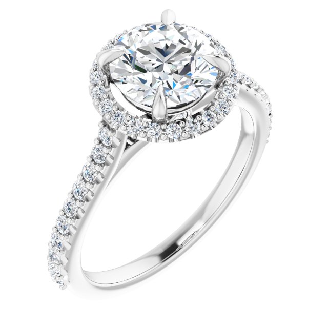 Halo-Style Engagement Ring