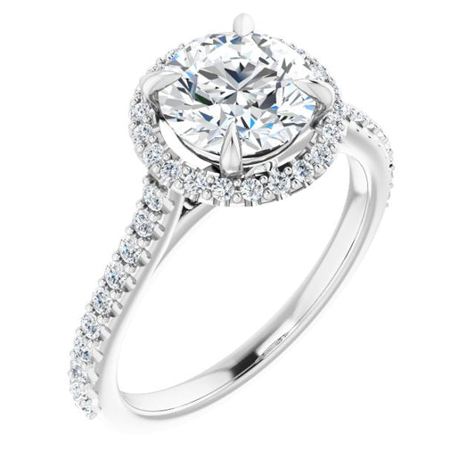 Halo-Style Engagement Ring