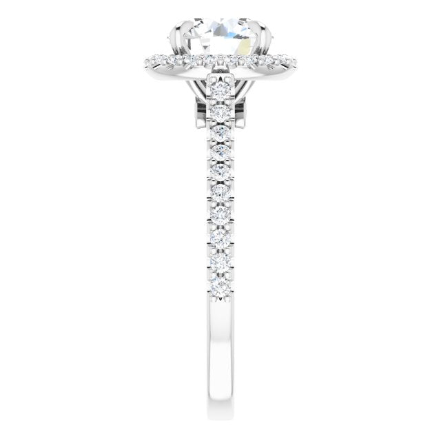 Halo-Style Engagement Ring