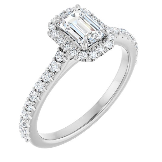 Halo-Style Engagement Ring