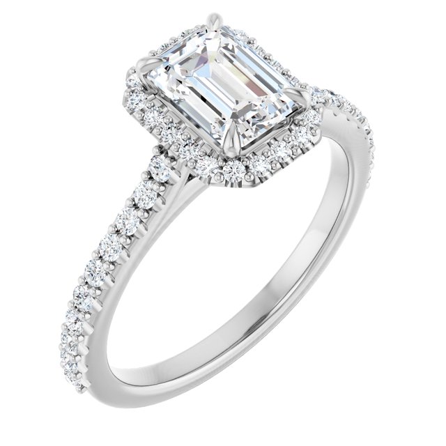Halo-Style Engagement Ring
