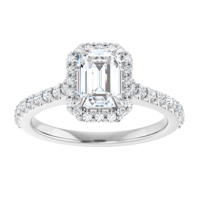 Halo-Style Engagement Ring