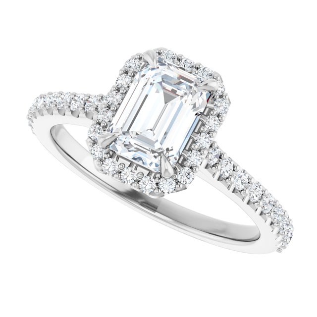 Halo-Style Engagement Ring