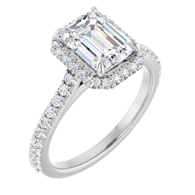 Halo-Style Engagement Ring