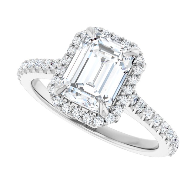 Halo-Style Engagement Ring
