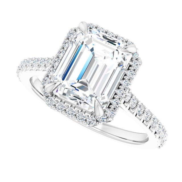 Halo-Style Engagement Ring