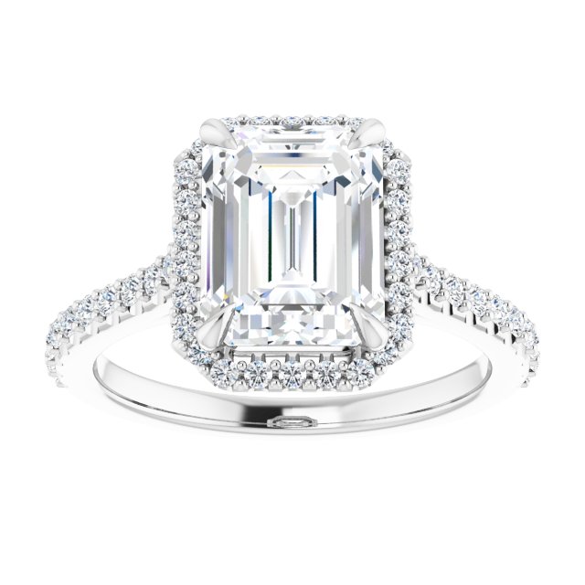 Halo-Style Engagement Ring