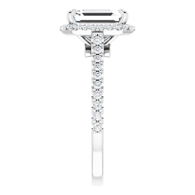 Halo-Style Engagement Ring