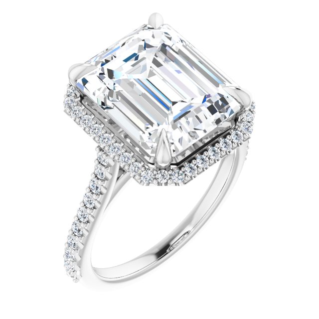 Halo-Style Engagement Ring
