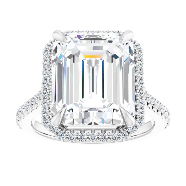Halo-Style Engagement Ring