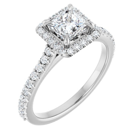 Halo-Style Engagement Ring
