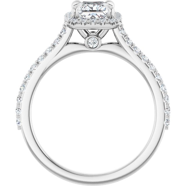 Halo-Style Engagement Ring