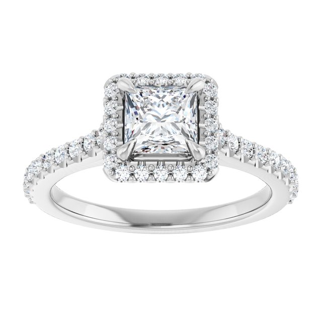 Halo-Style Engagement Ring