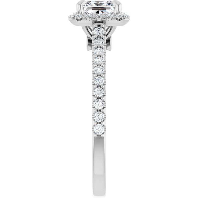 Halo-Style Engagement Ring