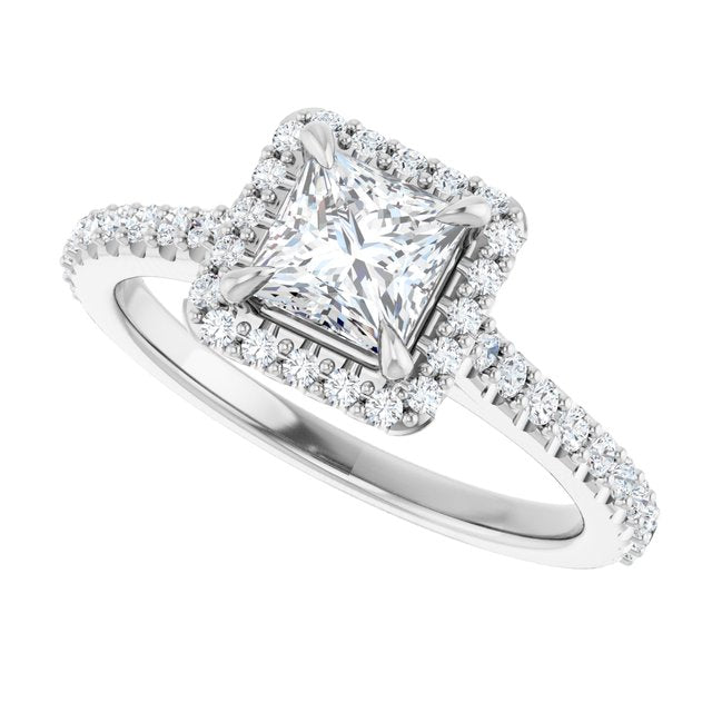 Halo-Style Engagement Ring