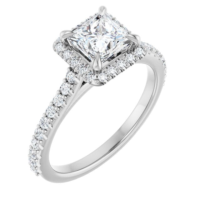 Halo-Style Engagement Ring