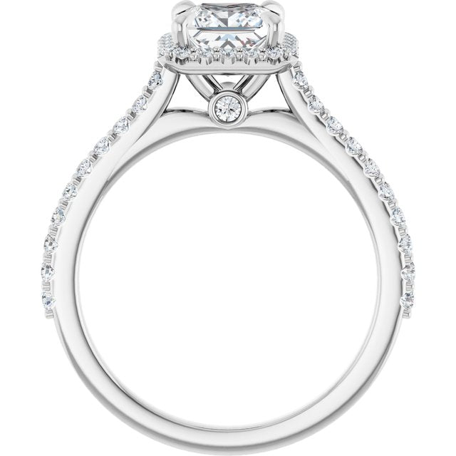 Halo-Style Engagement Ring