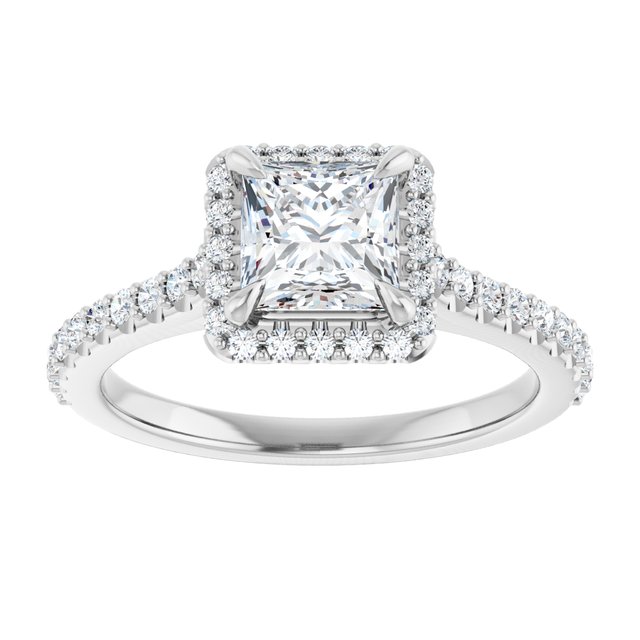 Halo-Style Engagement Ring