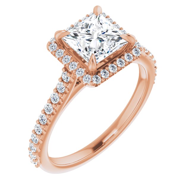 Halo-Style Engagement Ring