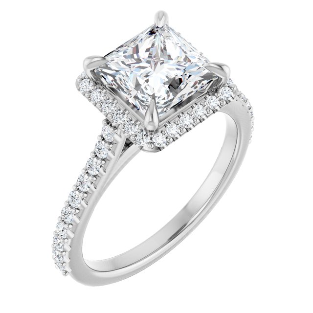 Halo-Style Engagement Ring