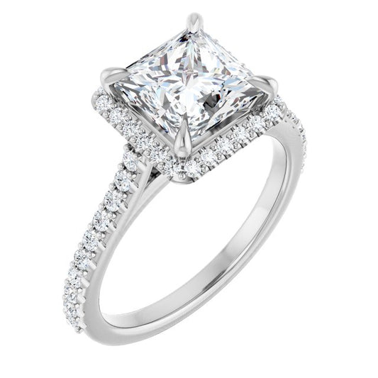 Halo-Style Engagement Ring