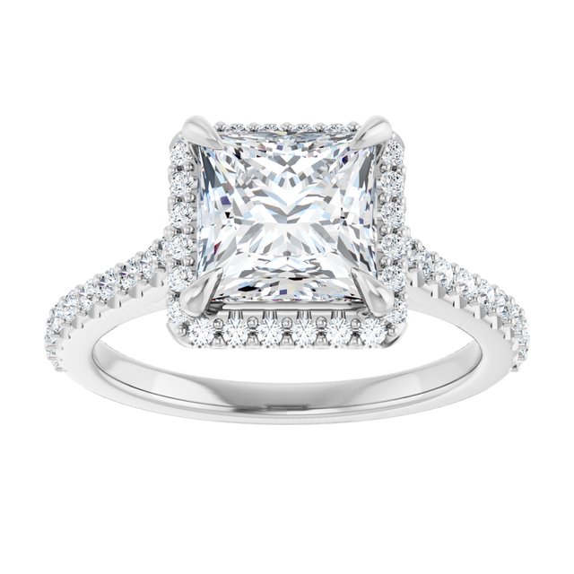 Halo-Style Engagement Ring