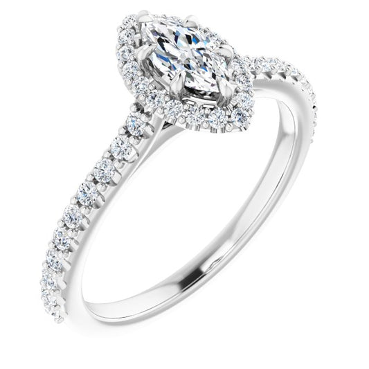 Halo-Style Engagement Ring